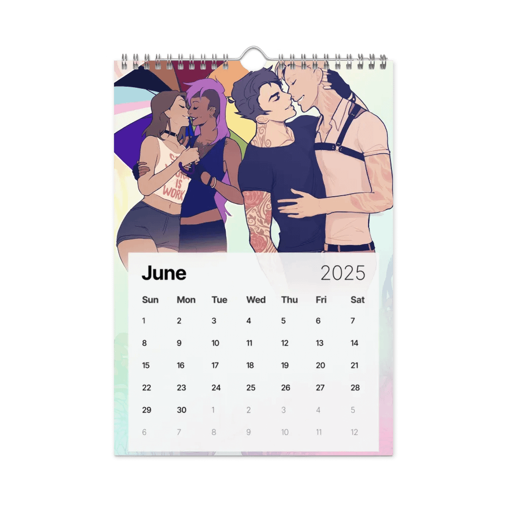 2025 Familiar Pinup Wall Calendar product image (6)