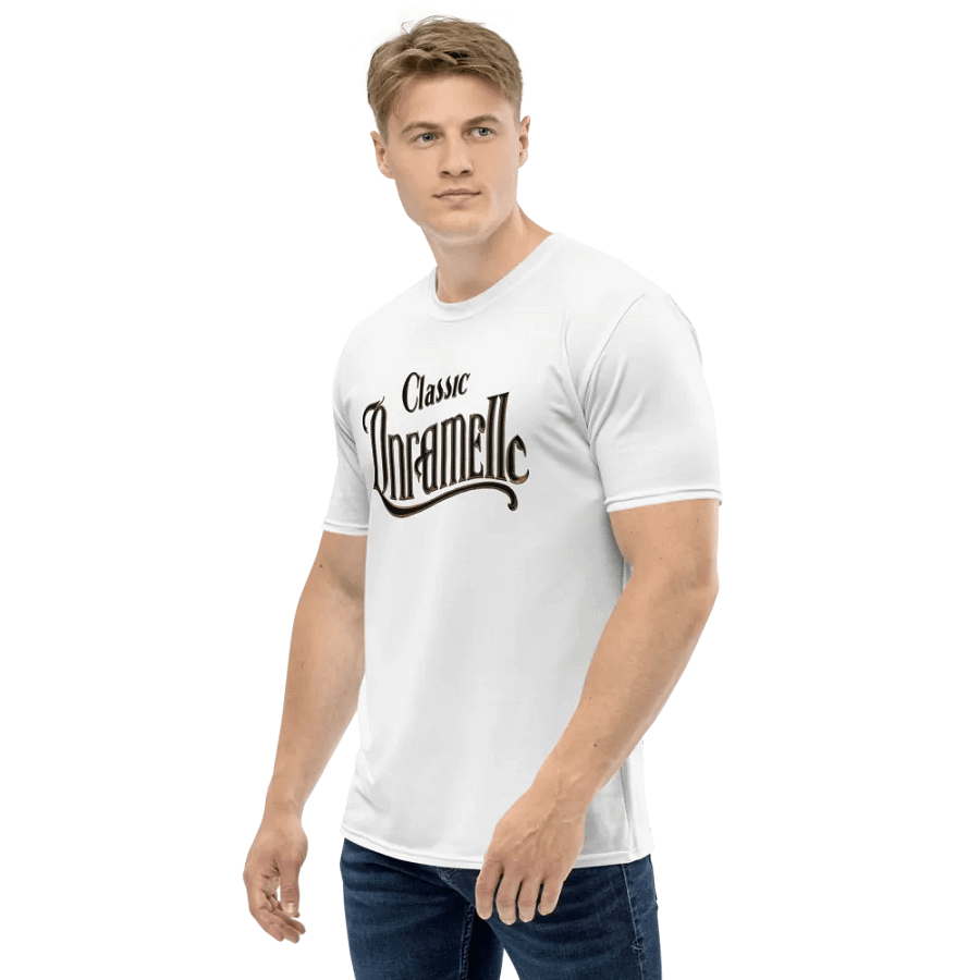 Vintage Elegance: Classic Drammelle All-Over T-Shirt product image (3)
