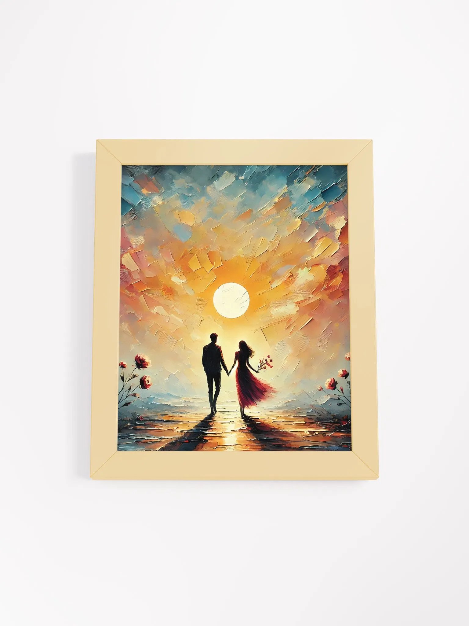 Love Art Frame | Couple Painting | Couple Frame | Painting #1 product image (5)