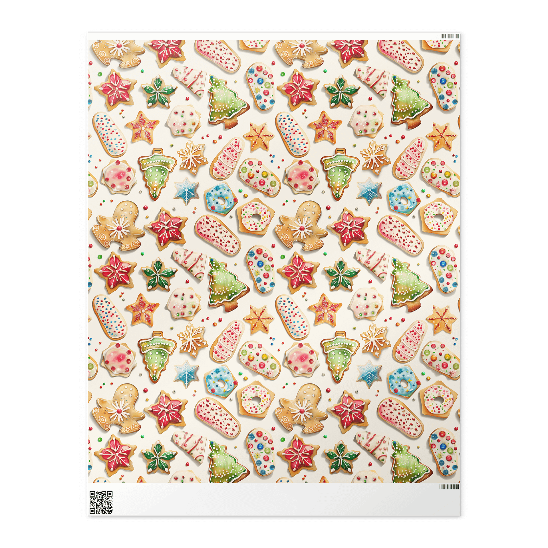 Cookie Sprinkles Christmas Wrapping Paper product image (2)