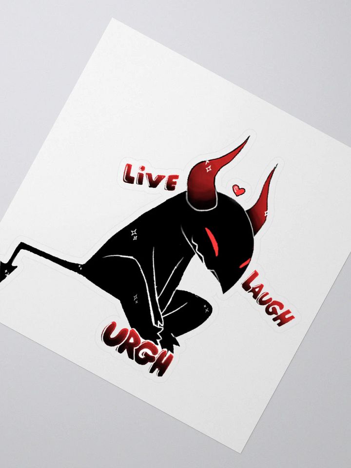 Live Laugh Urgh Sticker product image (2)
