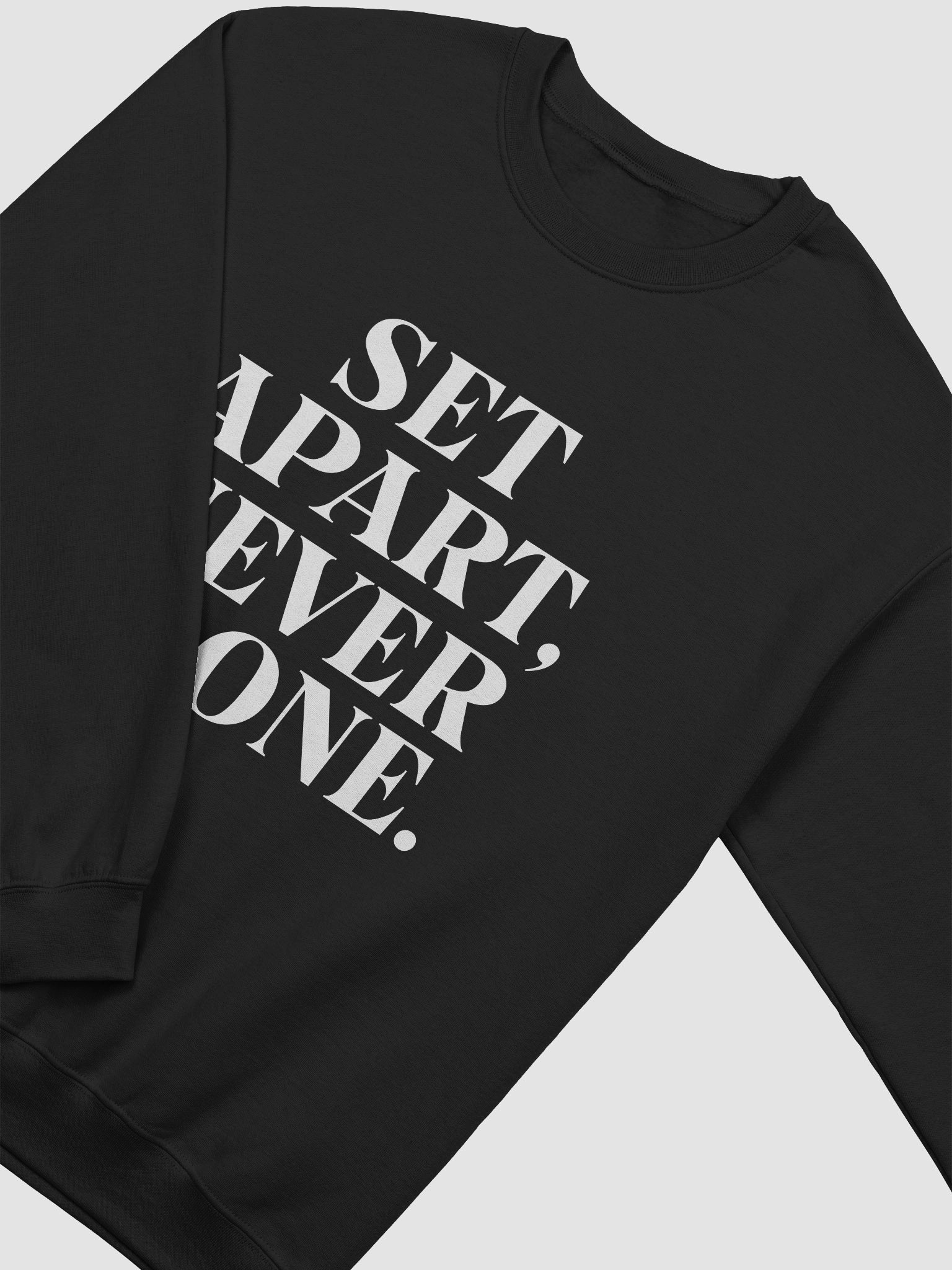 CSAT Premium Crewneck Long Sleeve Sweatshirt: "Set Apart & Cozy" Edition product image (3)