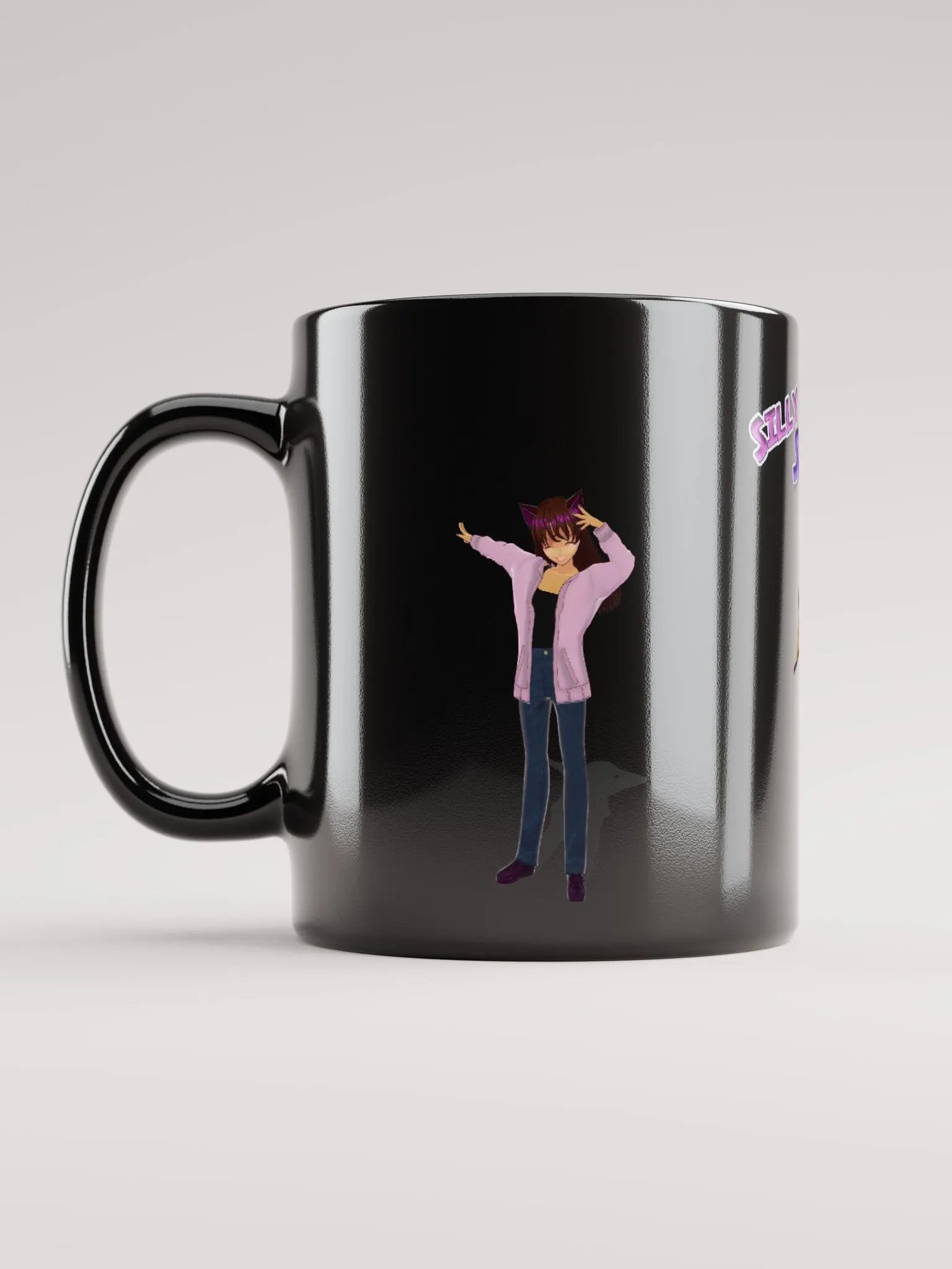 Tri-Model Black Glossy Mug product image (1)