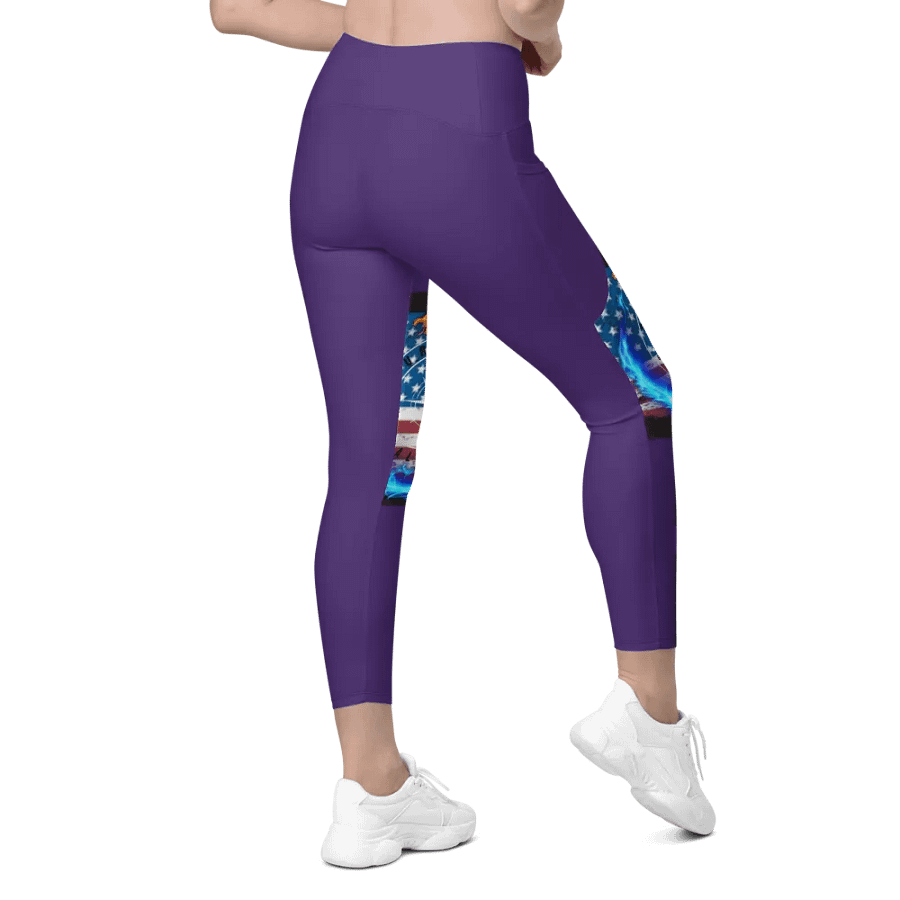 Leggings w pockets Purple product image (8)