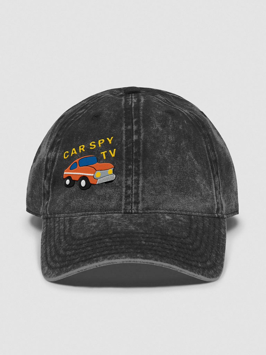 Vintage Wash Hat: CarSpyTV Logo (Embroidered) product image (1)