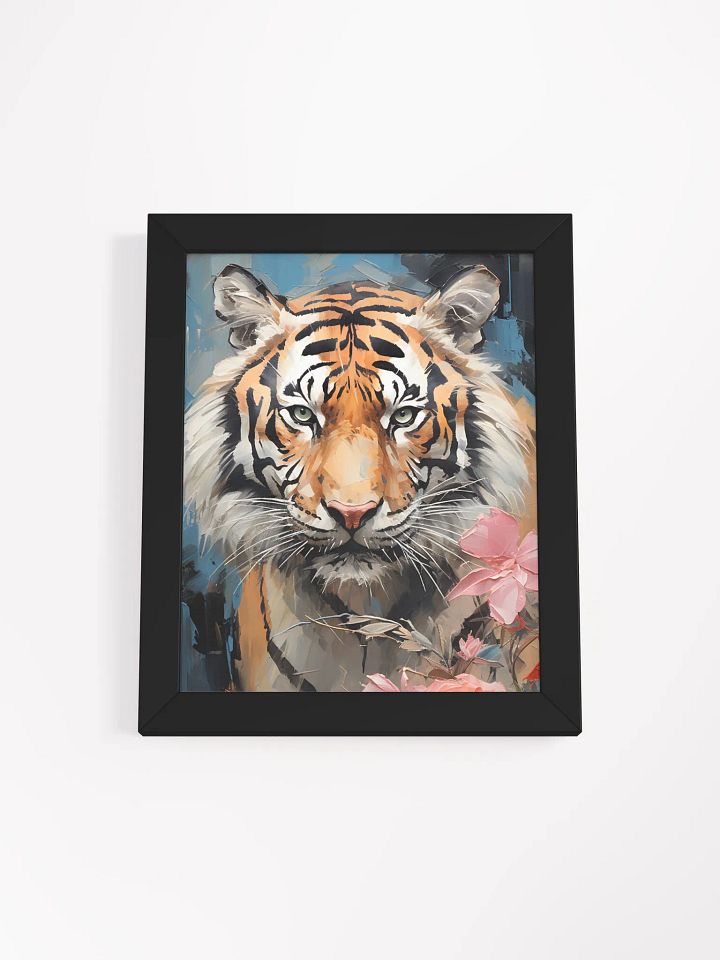 Gaze of the Wild: Tiger Framed Matte Poster product image (1)