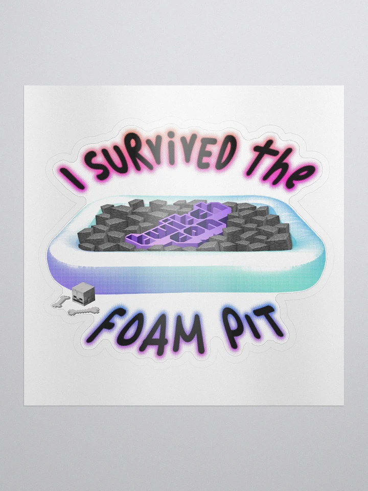I Survived the TwitchCon Foampit Sticker product image (1)