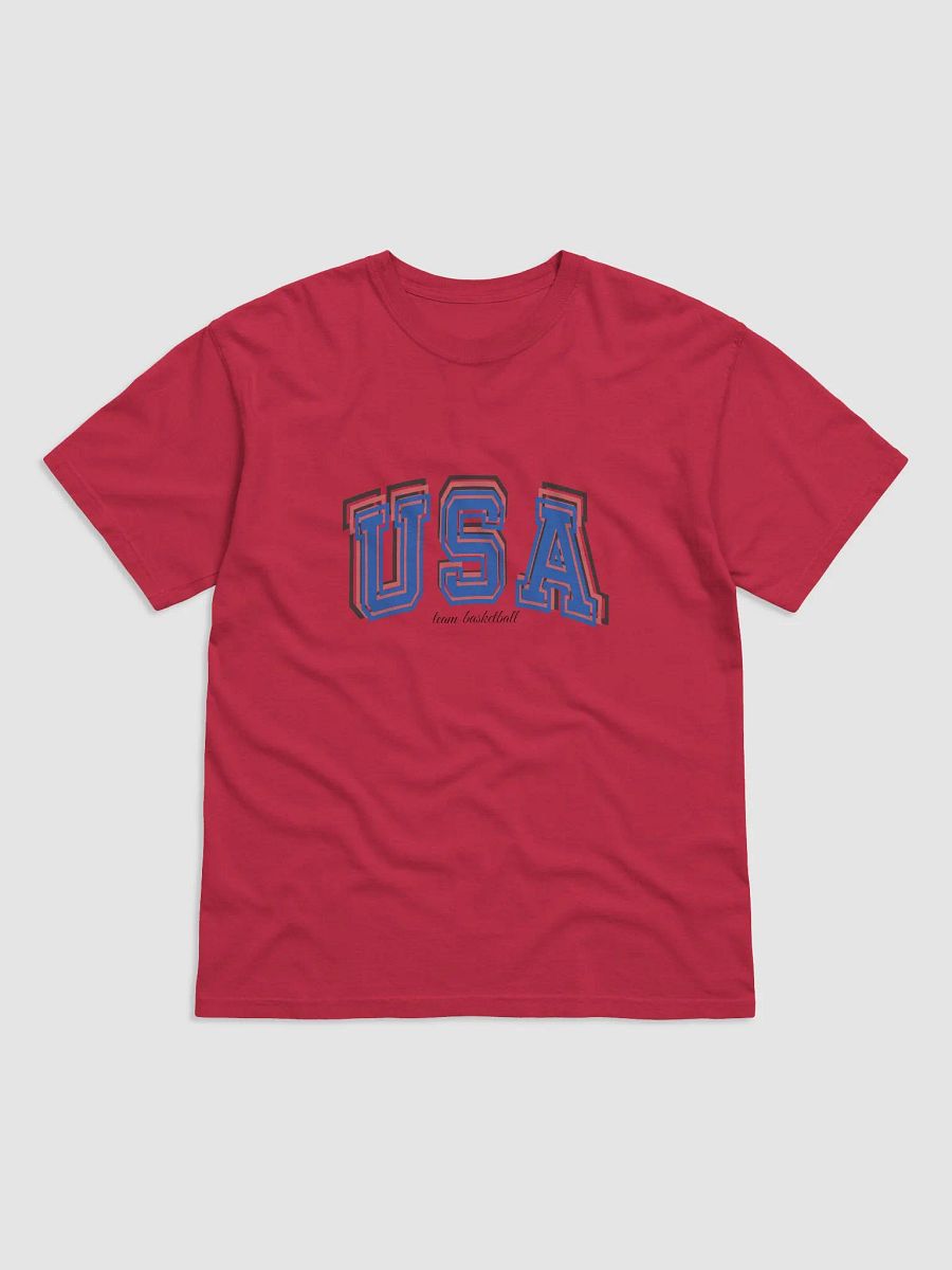 Patriotic USA Block Font Tee product image (8)