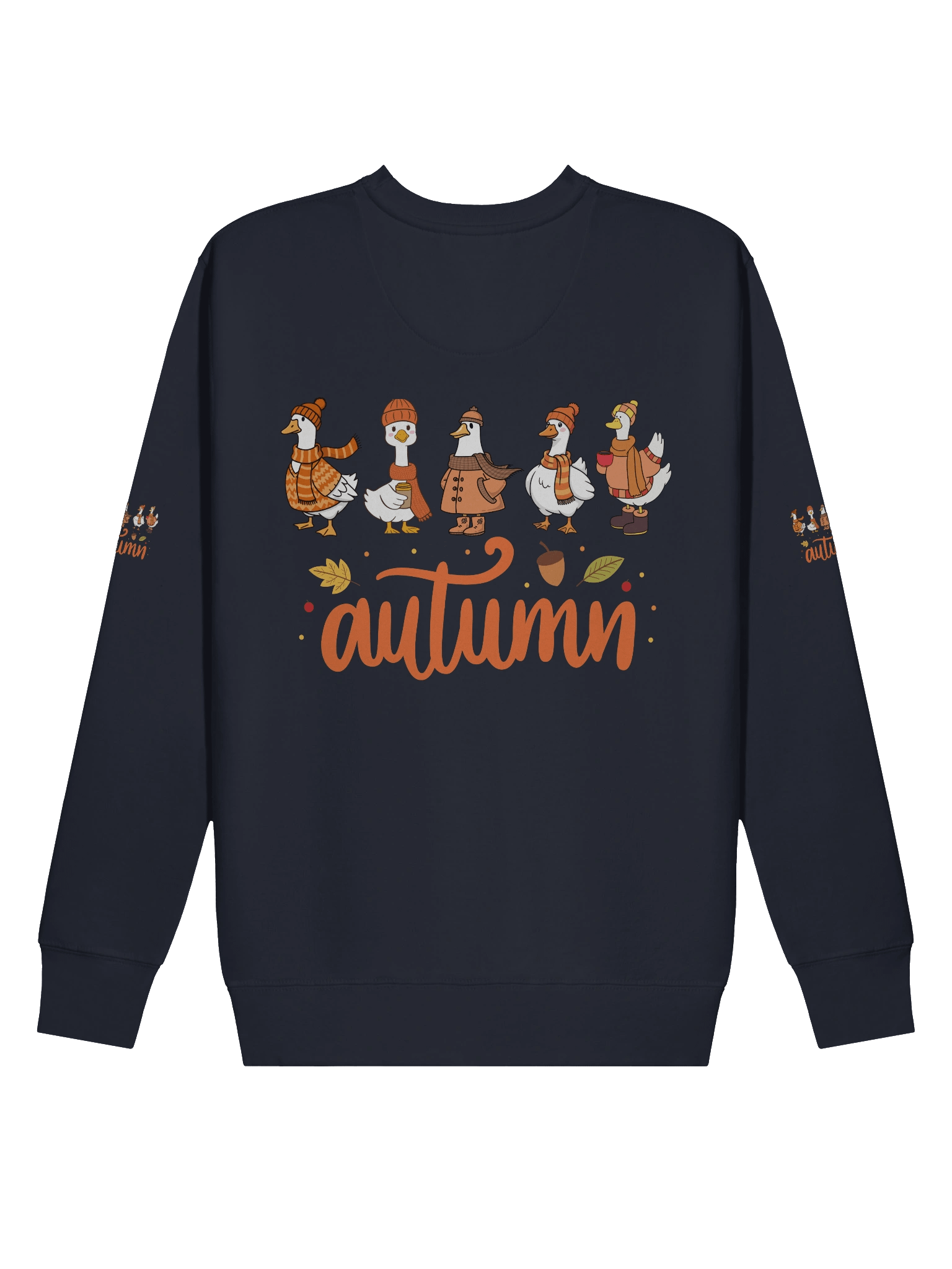 Cozy Autumn Duck's Typography Sweatshirt product image (49)