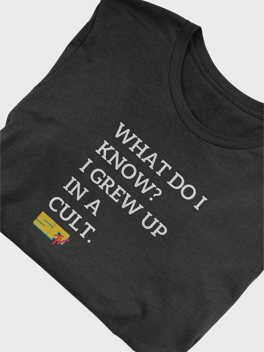 What Do I Know? Left. W on B. Bella Super Soft T-Shirt product image (45)
