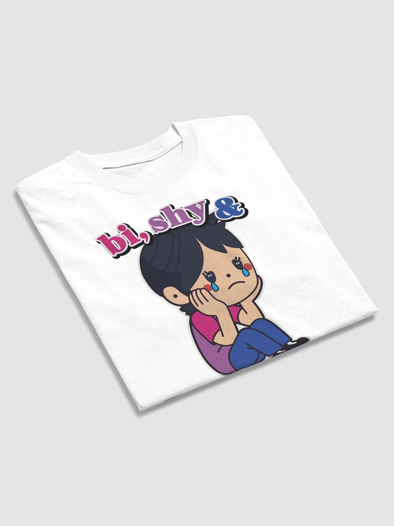 Bi,Shy & Ready To Cry T-Shirt product image (3)