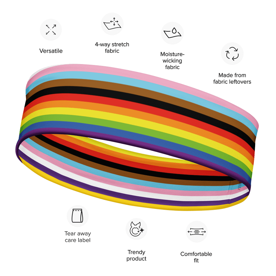 Pride 2023 headband product image (2)