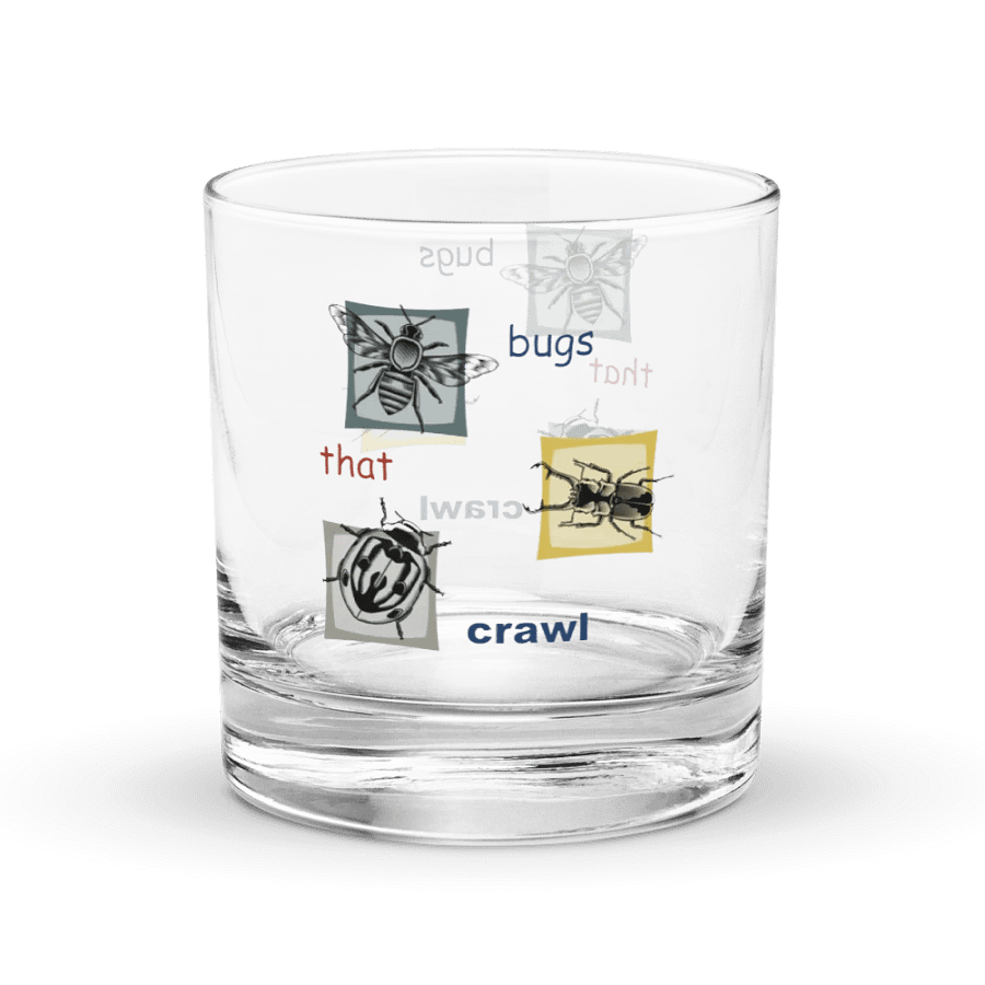 Bugs That Crawl rocks glass product image (4)