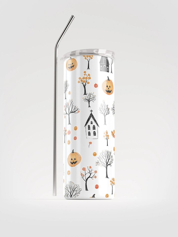 Paper Halloween Stainless Steel Tumbler product image (1)