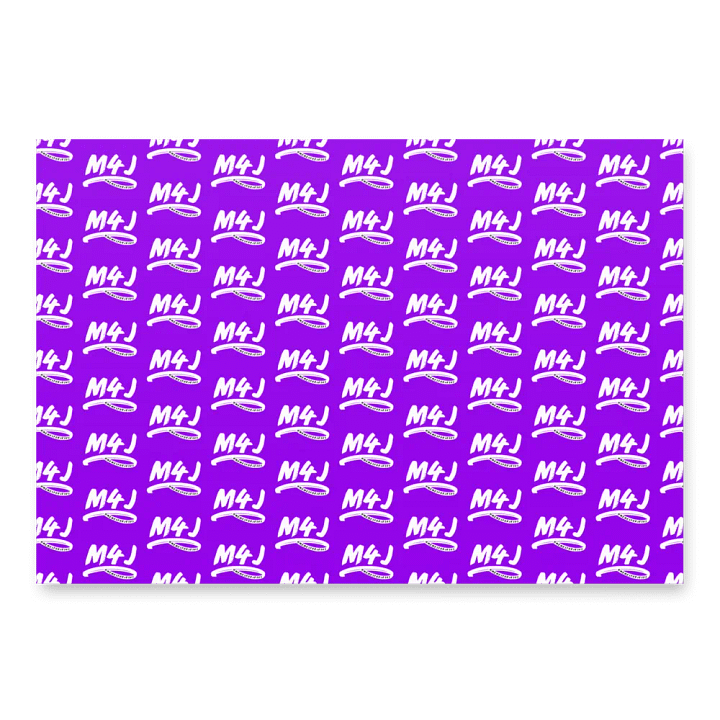 M4J Logo Gift Wrapping Paper product image (2)