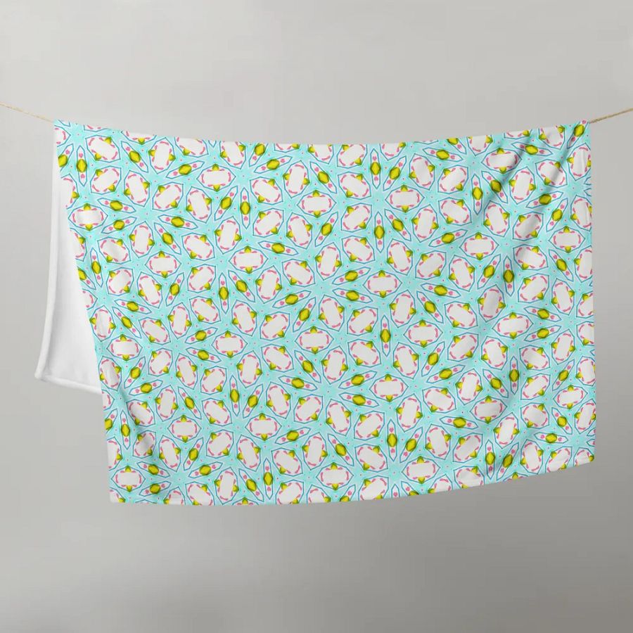 Colorful Diamond & Heart Throw Blanket product image (10)