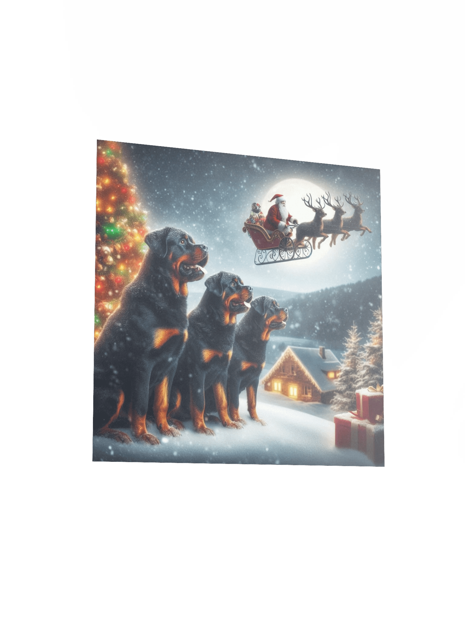 Winter Wonderland Rottweiler Poster product image (12)