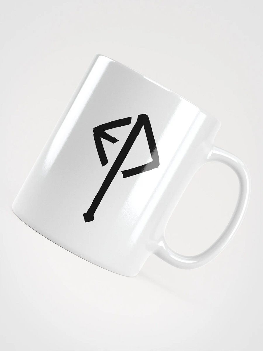 Executioner Rune Mug - Black on White product image (11)