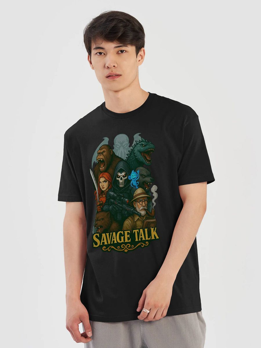 Savage Talk Stylized Illustrated T-Shirt product image (20)