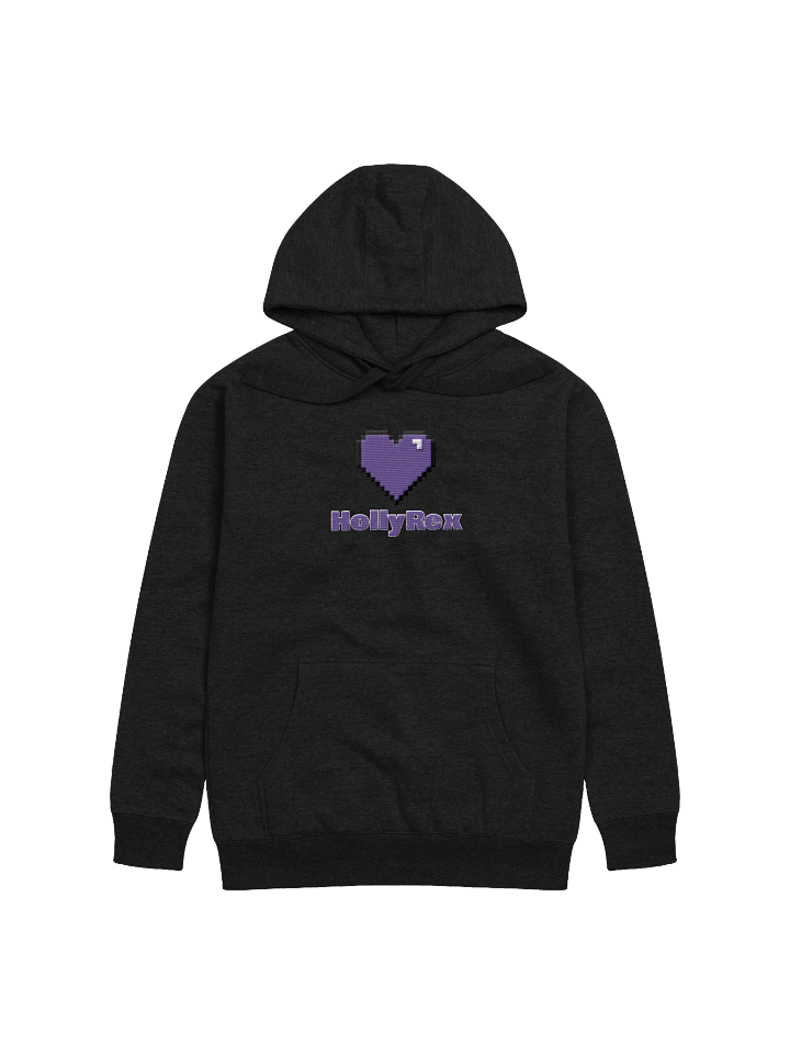 HollyRex Pixel Heart Embroidered Hoodie product image (10)