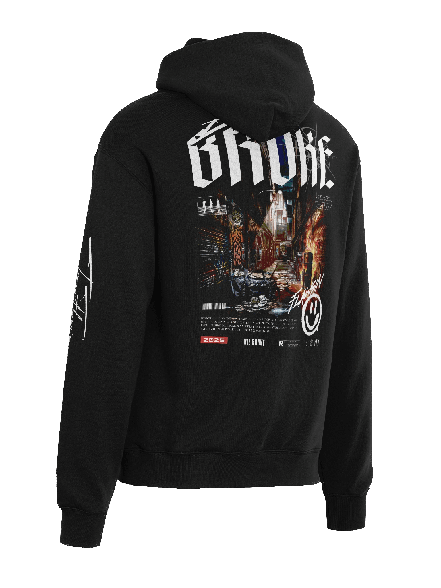 Team Flawsin Die Broke Premium Oversized Hoodie product image (5)