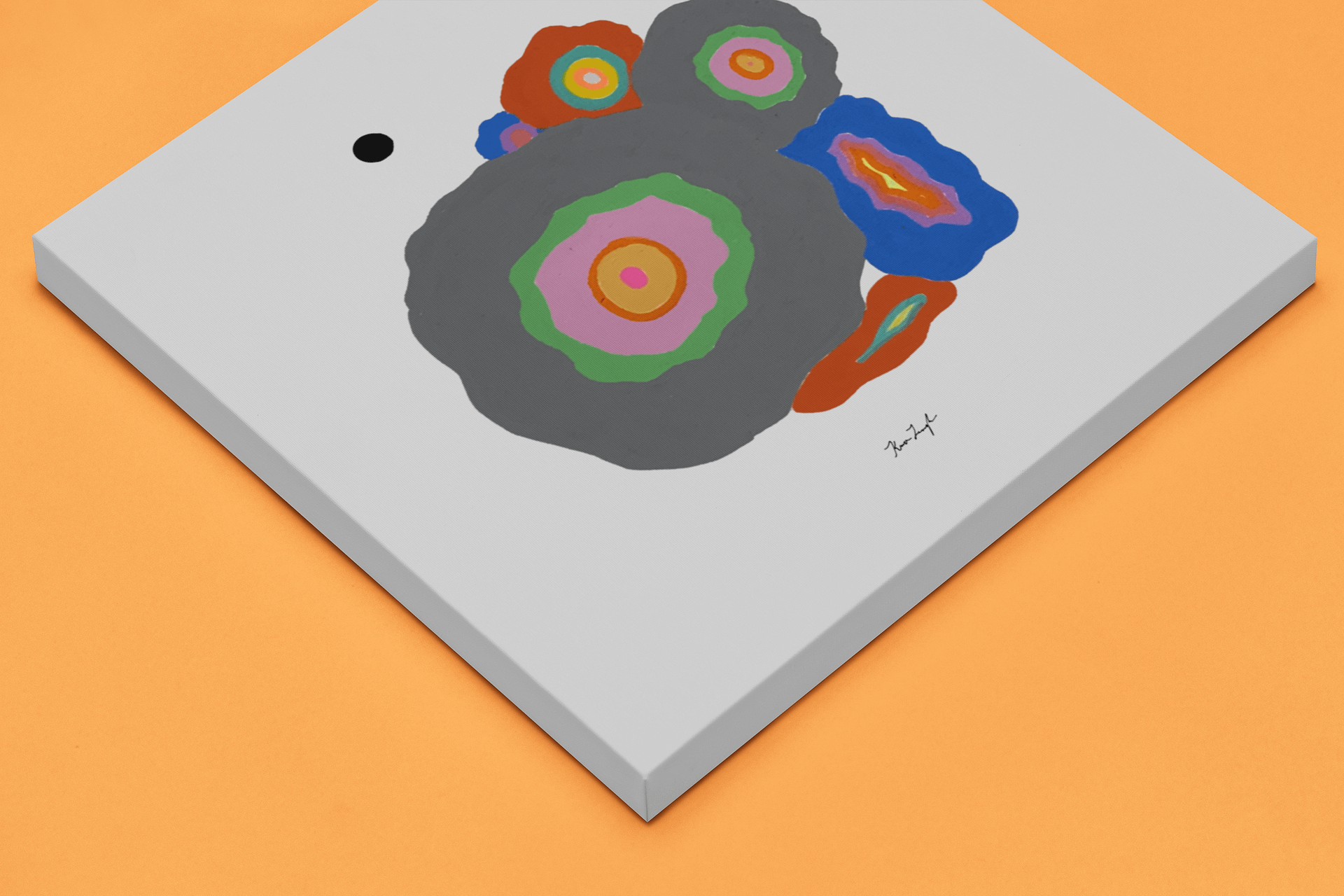 Abstract Stones Square Canvas Print product image (2)
