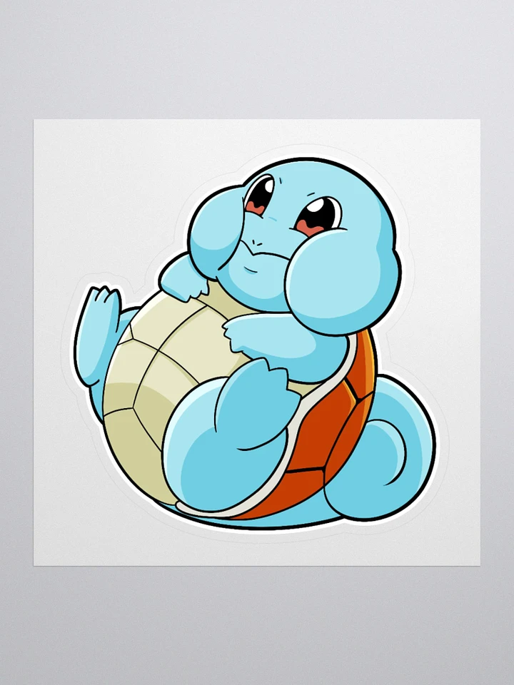 Chubby Squirtle Large Sticker product image (1)