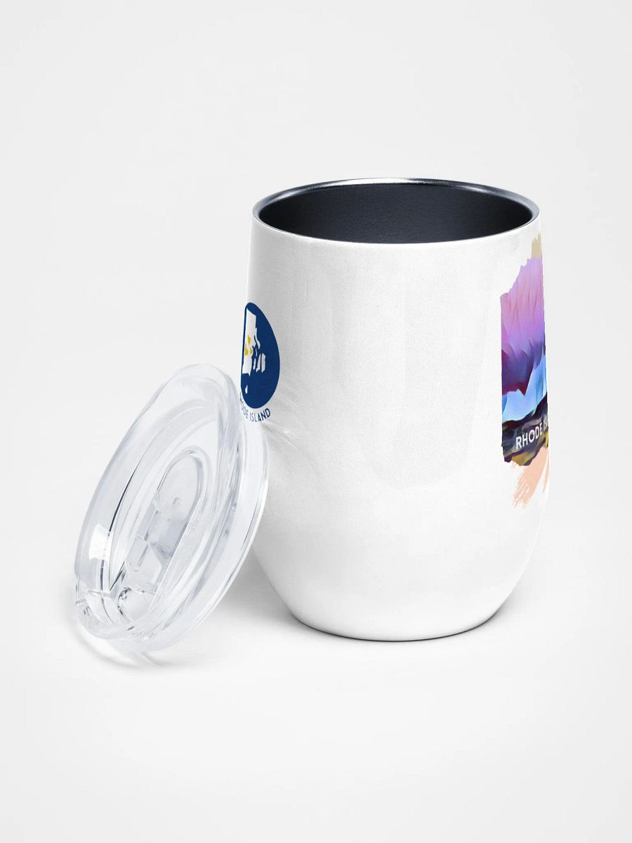 Moon Over the Cliff Walk Wine Tumbler product image (3)