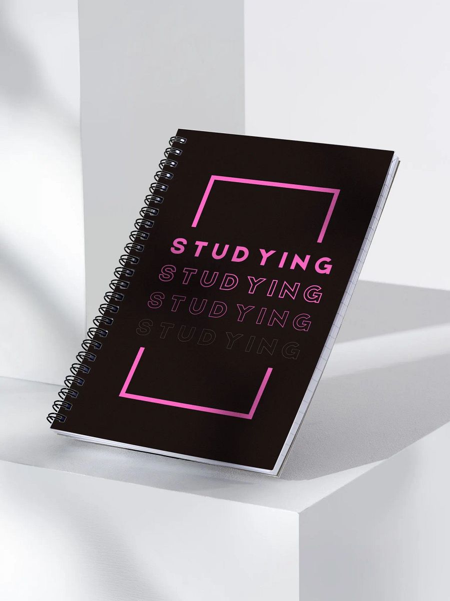 Studying Spiral Notebook product image (4)