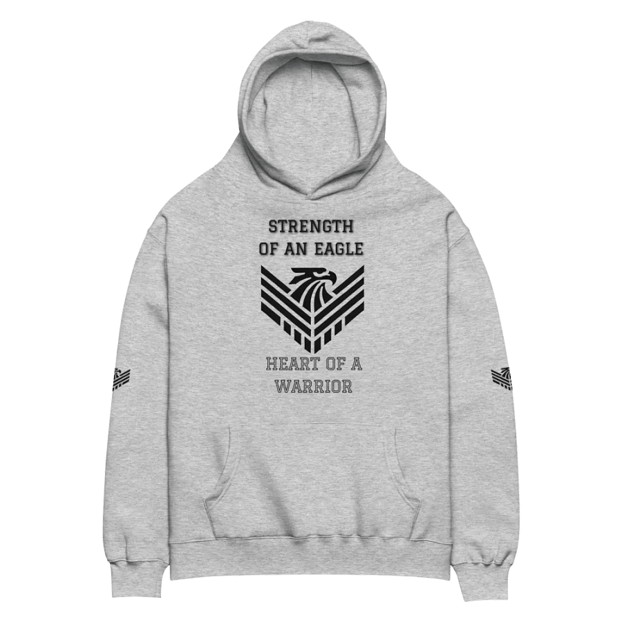 Strength of an Eagle, Heart of a Warrior - Luxury Hoodie product image (3)