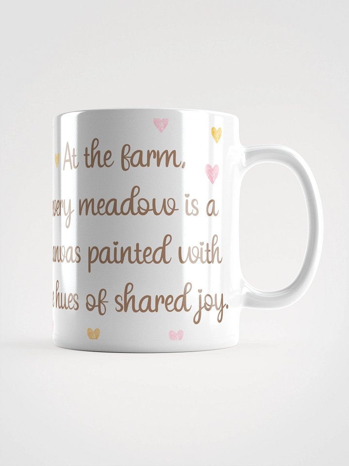 Meadow of Joy White Glossy Mug product image (2)