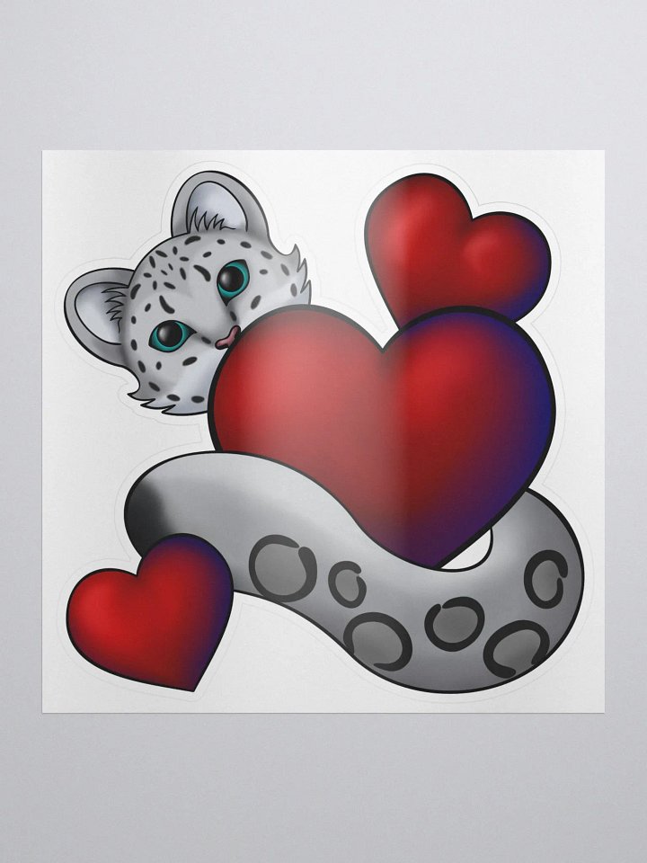Snow Meow Love Sticker product image (1)