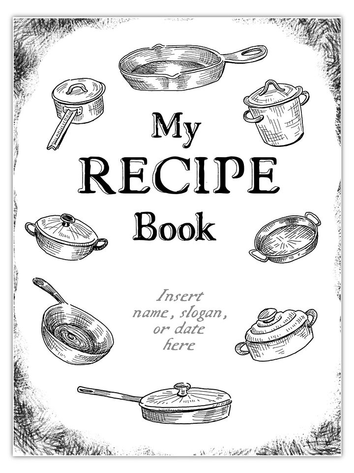 A5/A6 Recipe Notebook Covers (FREE DOWNLOAD) product image (1)
