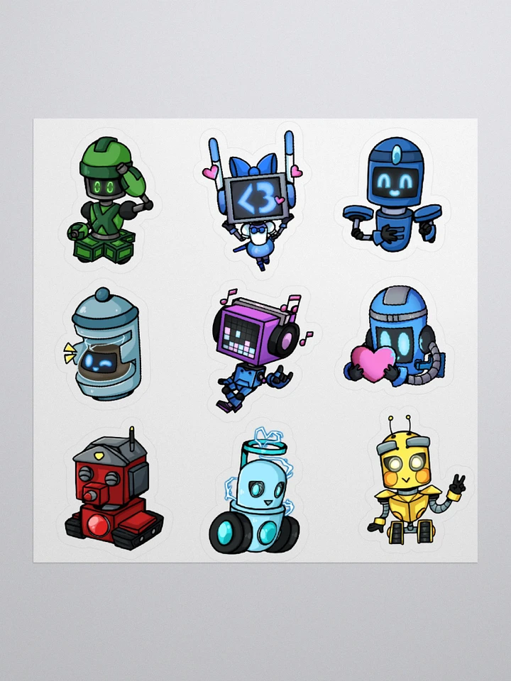 B.O.T.S. and the Robofriends Sticker Pack product image (1)