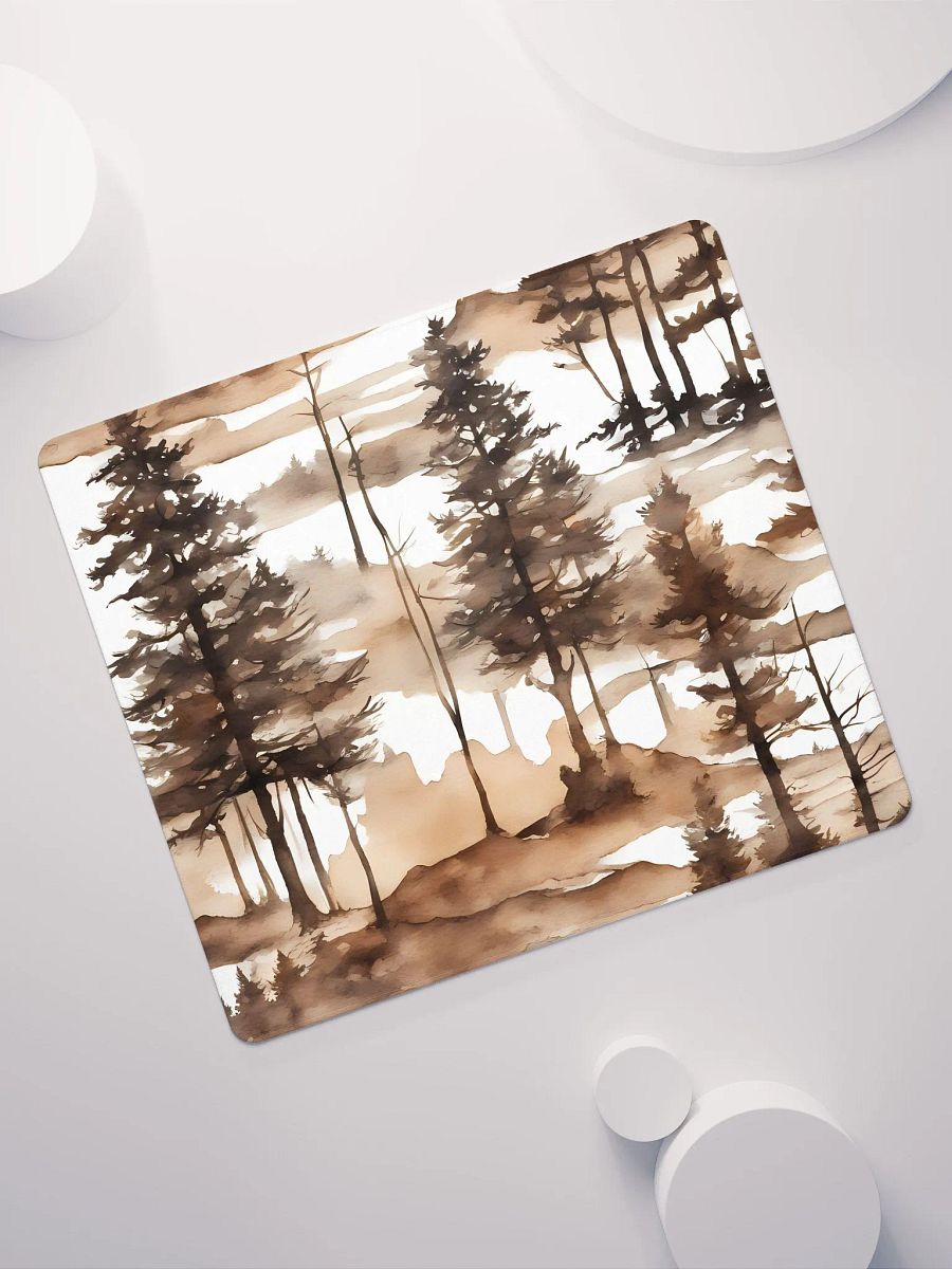 Sepia Pine Trees All over the Place, Gaming Mouse Pad, 2 Sizes product image (7)