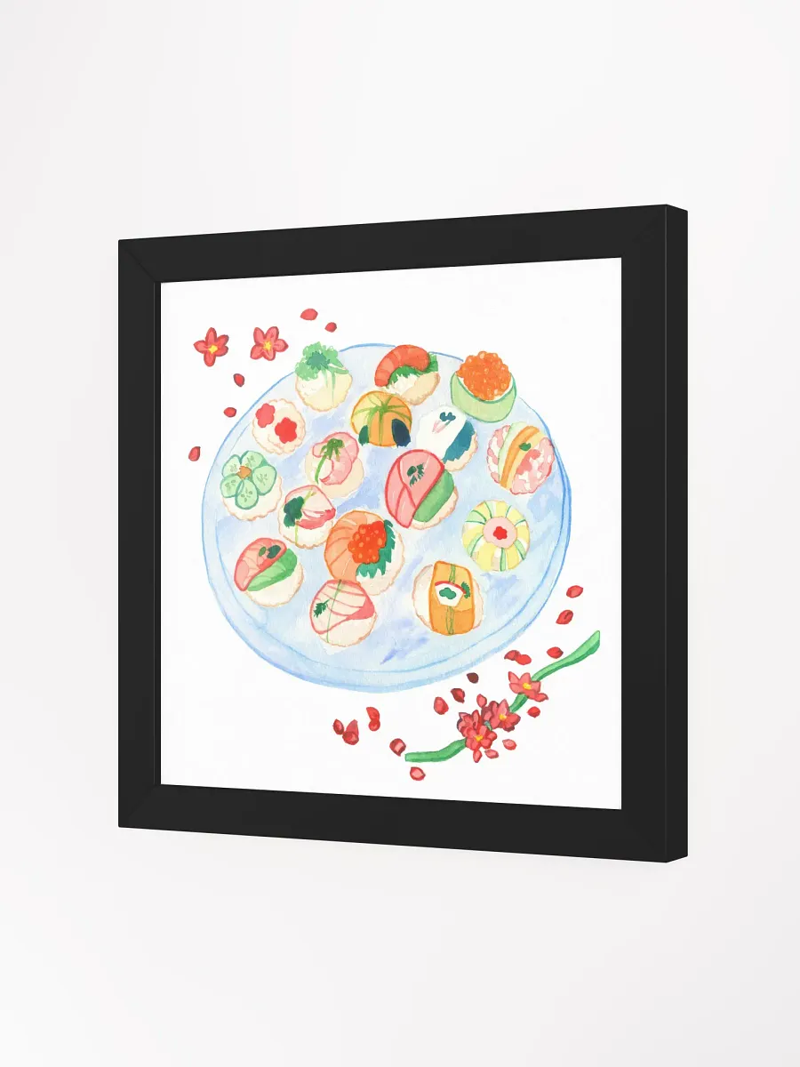 Cherry Sushi Framed Print product image (10)