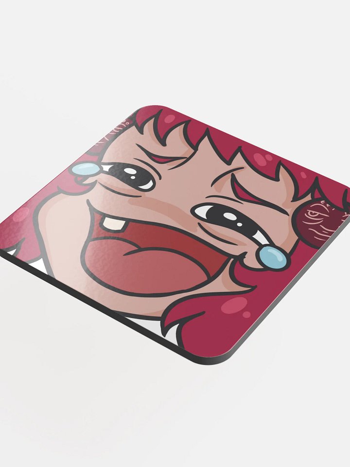 Thrift-tan laugh coaster product image (1)