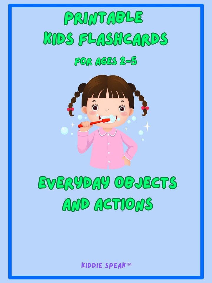 Kids Flashcards: Everyday Objects and Actions product image (1)