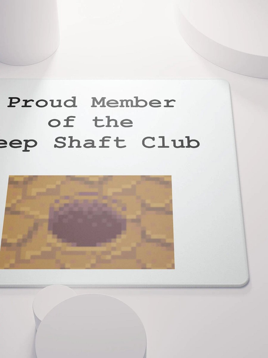 Deep Shaft MousePad - White product image (5)