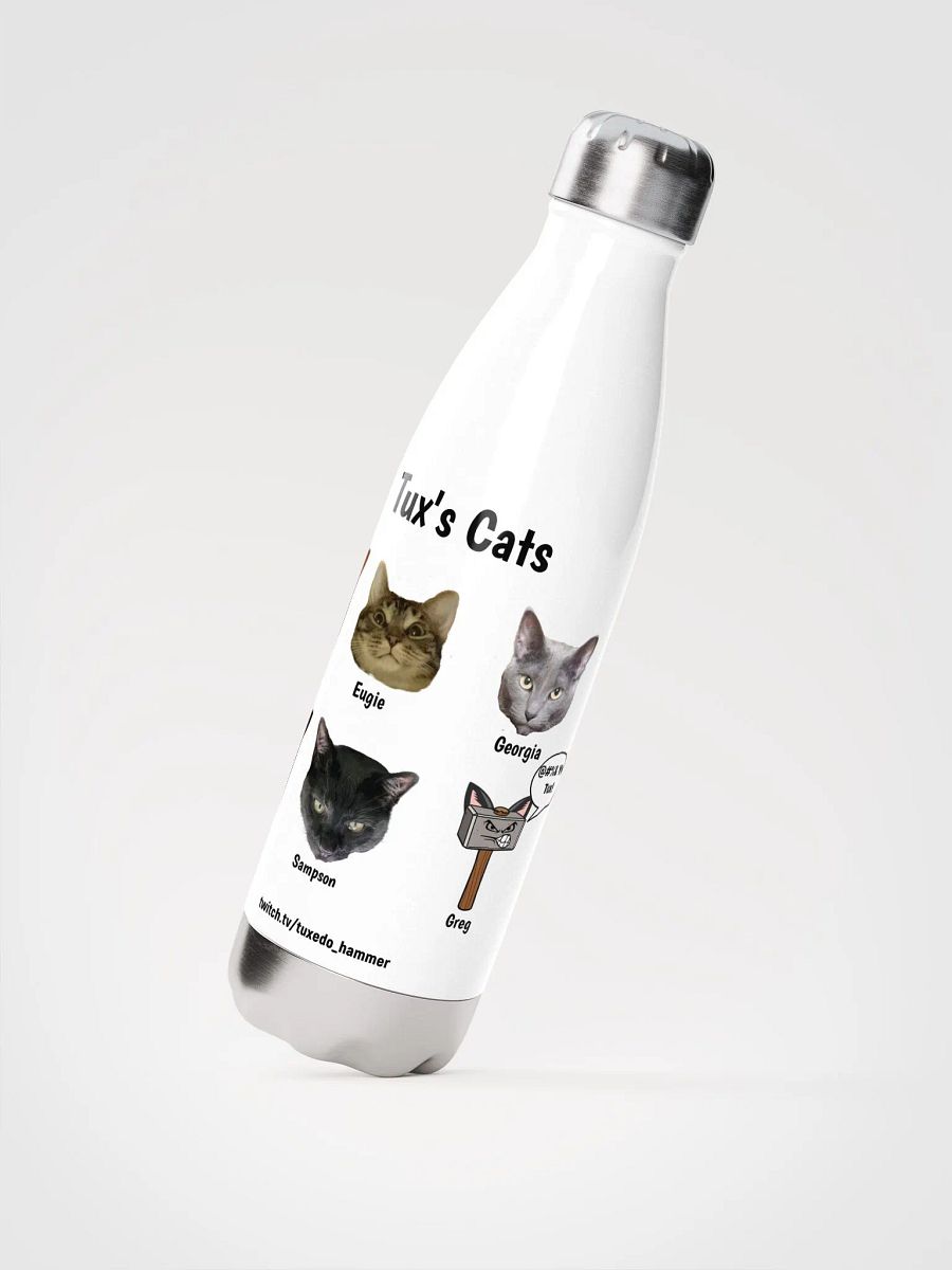 Tux's Cats Stainless Steel Water Bottle product image (2)