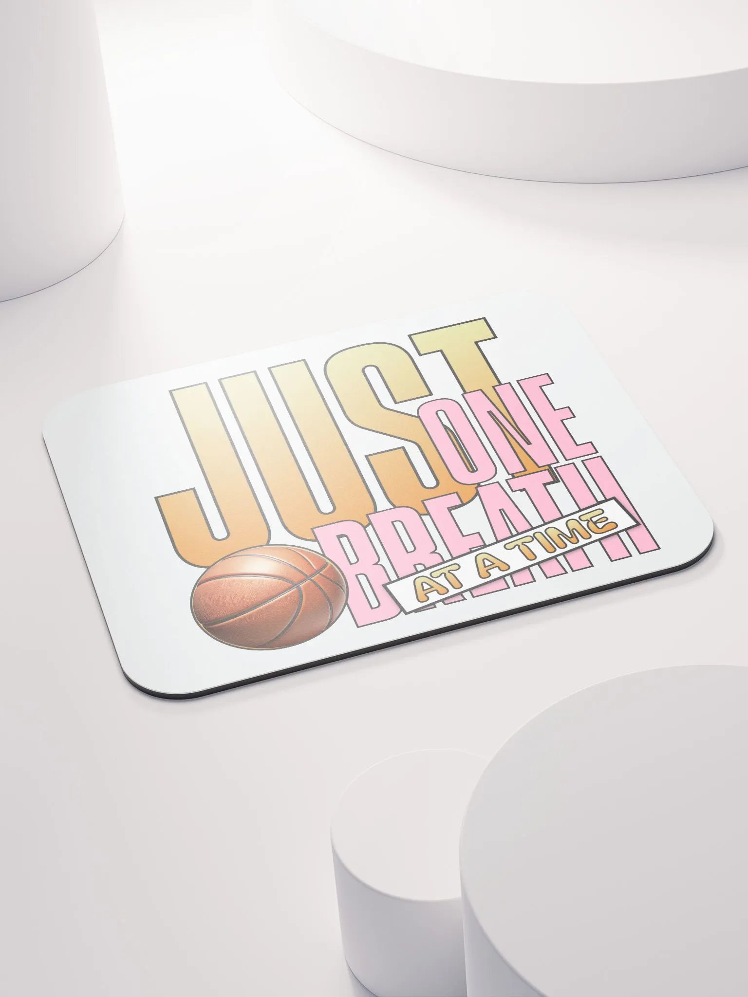 Just One Breath At A Time Basketball Mouse Pad product image (4)
