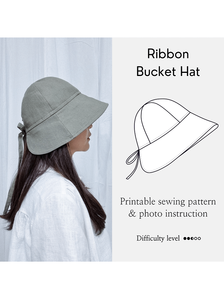 [PDF] Hat making DIY full size download print PDF file product image (1)