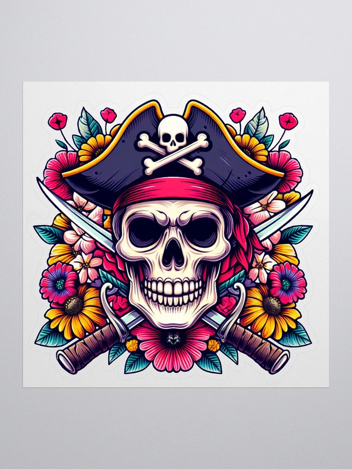 Pirate Spring Skull Sticker *LIMITED TIME* product image (1)