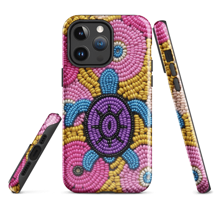 Turtle Mosaic MagSafe® iPhone® Tough Case product image (4)