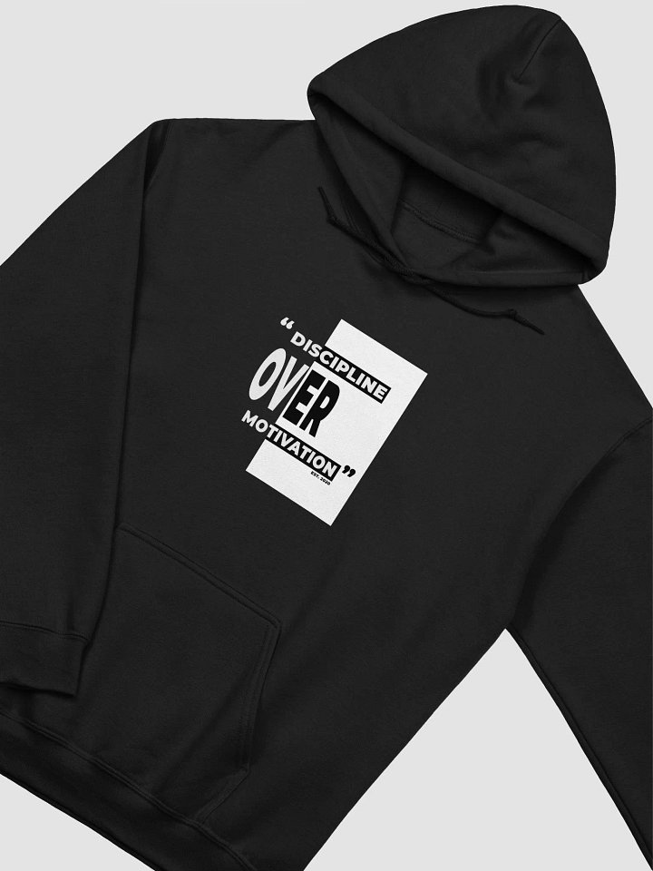 Discipline Over Motiviation Hoodie - BK product image (2)