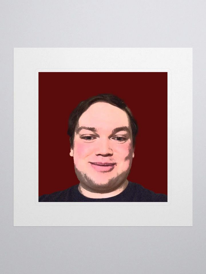 Kevin Tierney Headshot Oil Painting Sticker product image (2)