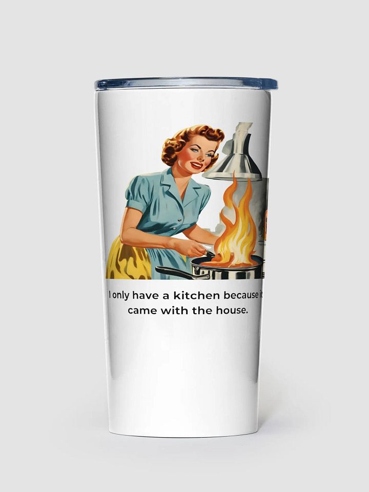 Retro Kitchen Disaster 20oz Stainless Steel Tumbler product image (1)