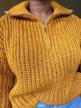 Crochet Zipline Sweater Pattern product image (1)