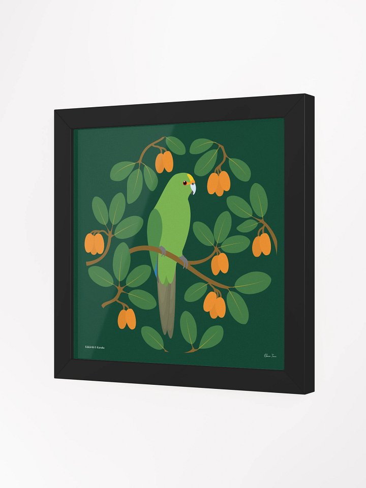 Kākāriki in Karaka Framed Wall Art product image (22)