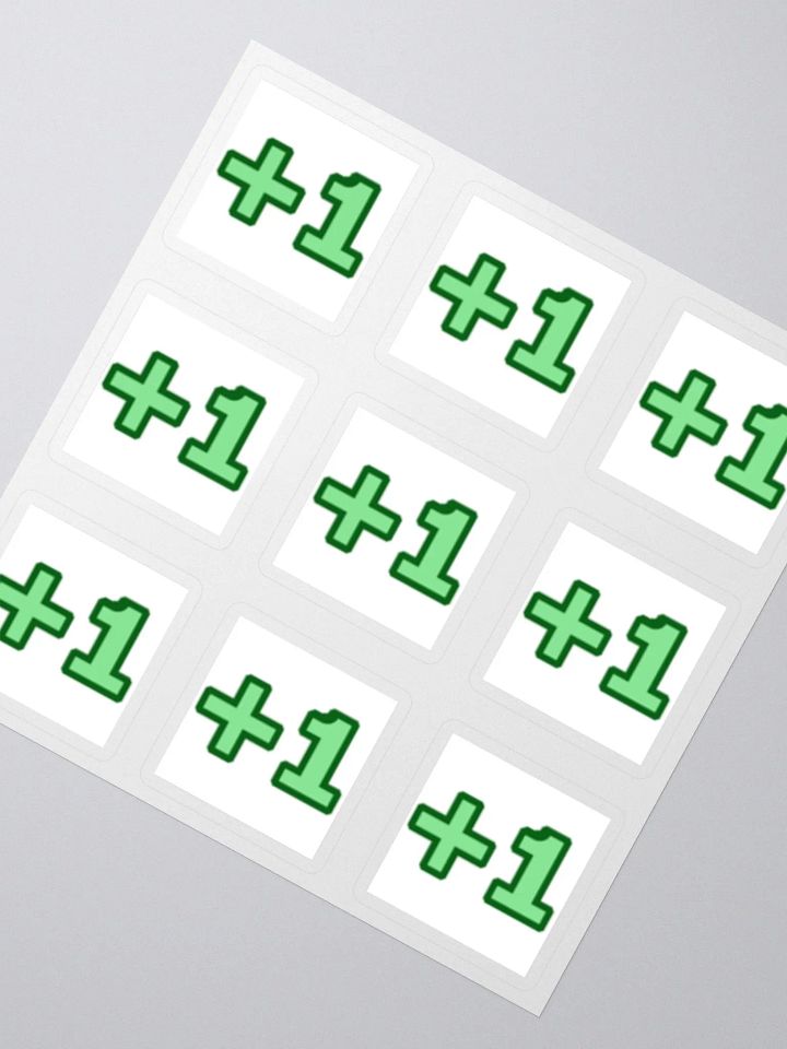 "Plus One" Stickers product image (2)